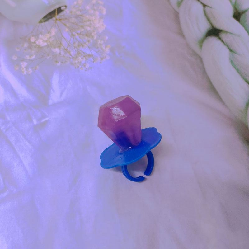 日本六一儿童节礼物本水果味钻石戒指糖可乐味糖果传统糖果