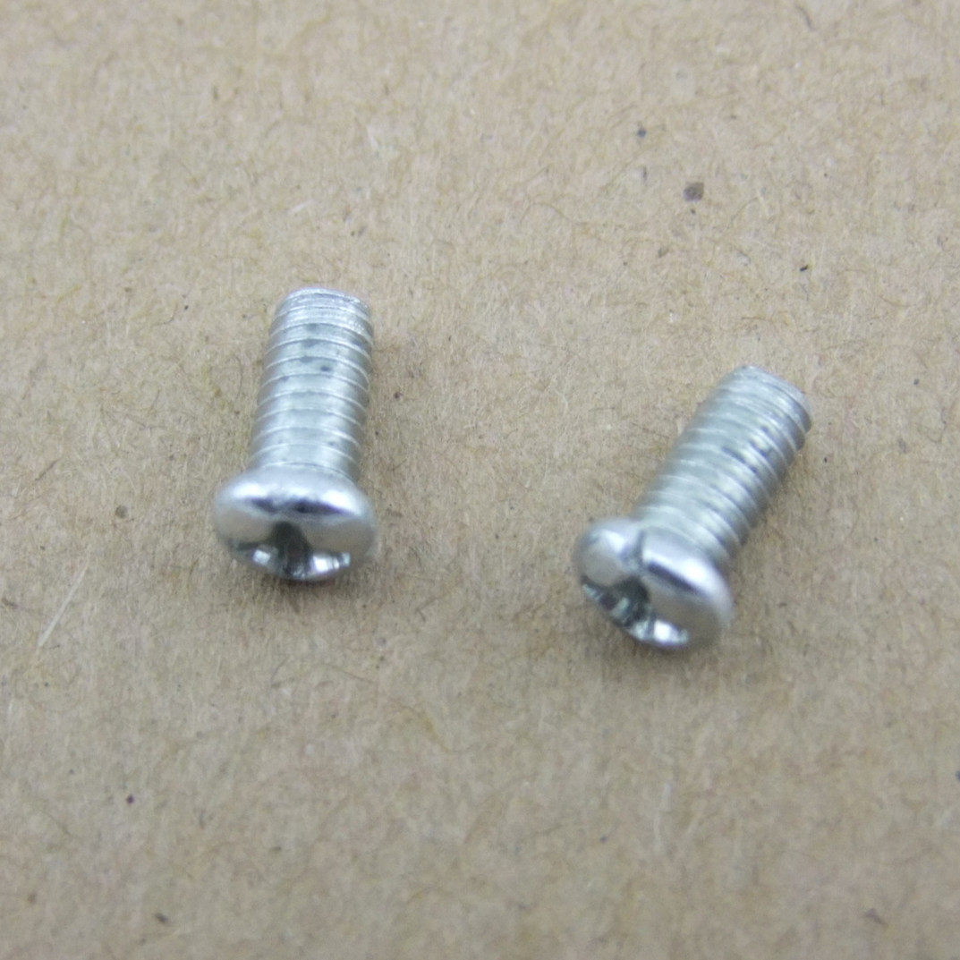 m2螺丝钉m25十字半圆铁质10个固定配件螺母模型制作工具