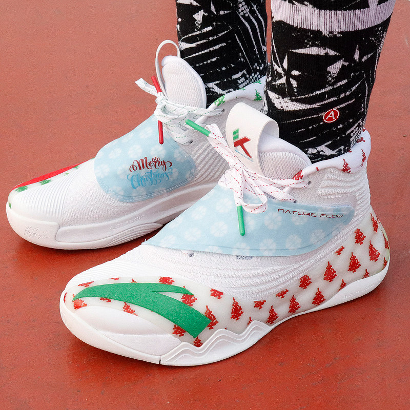 球鞋安踏kt6篮球汤普森战靴2020冬季新款圣诞篮球鞋