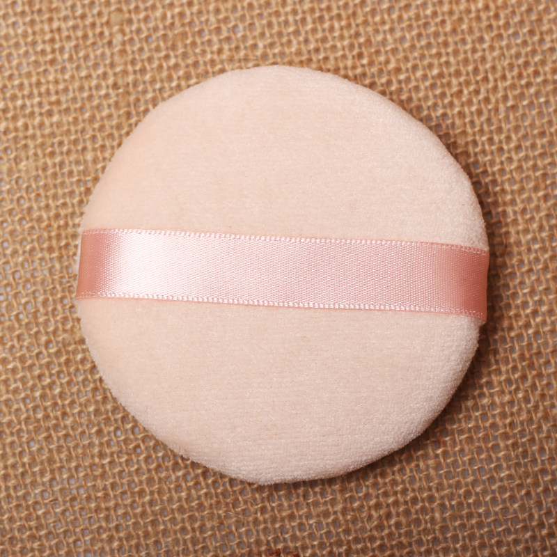 包邮大圆形干湿两用粉扑白色海绵影楼化妆师专用专业彩妆工具50个