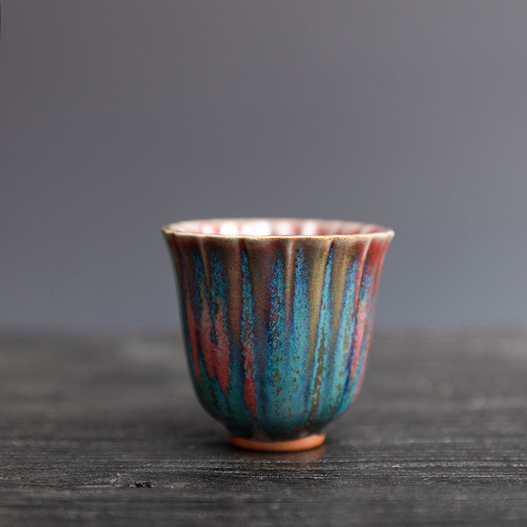 钧瓷茶杯功夫茶家用品茗主人个性创意杯子陶瓷茶杯