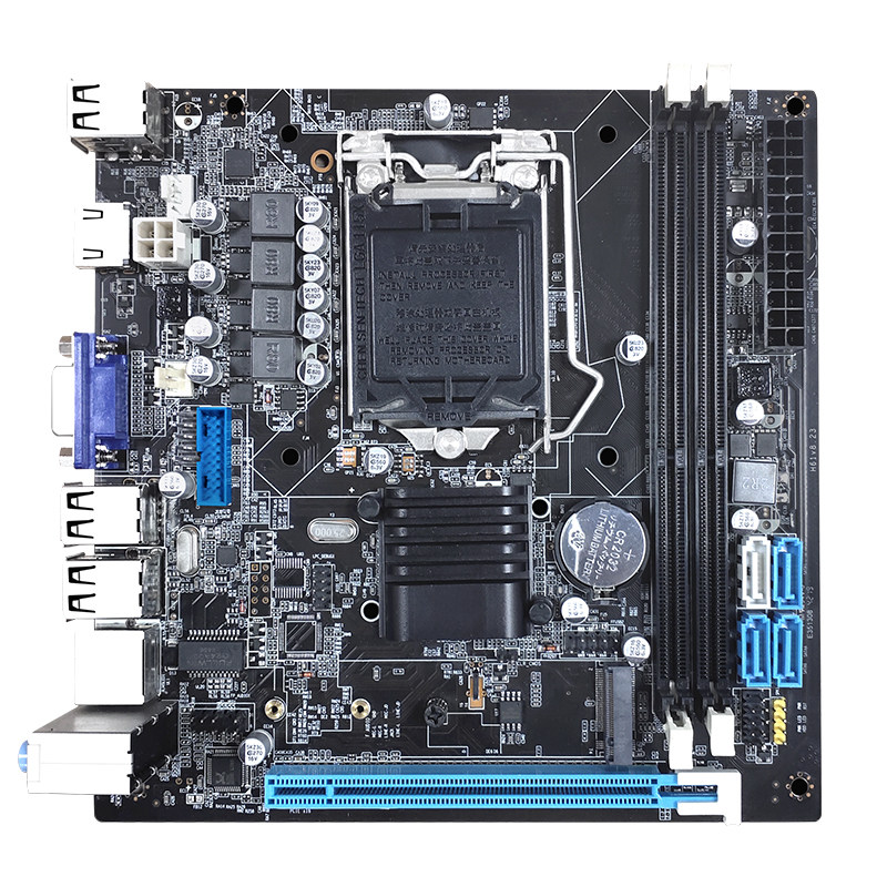 力阳b75/h61迷你itx台式电脑主板cpu套装1155针e3 1230v2 i3i5 17