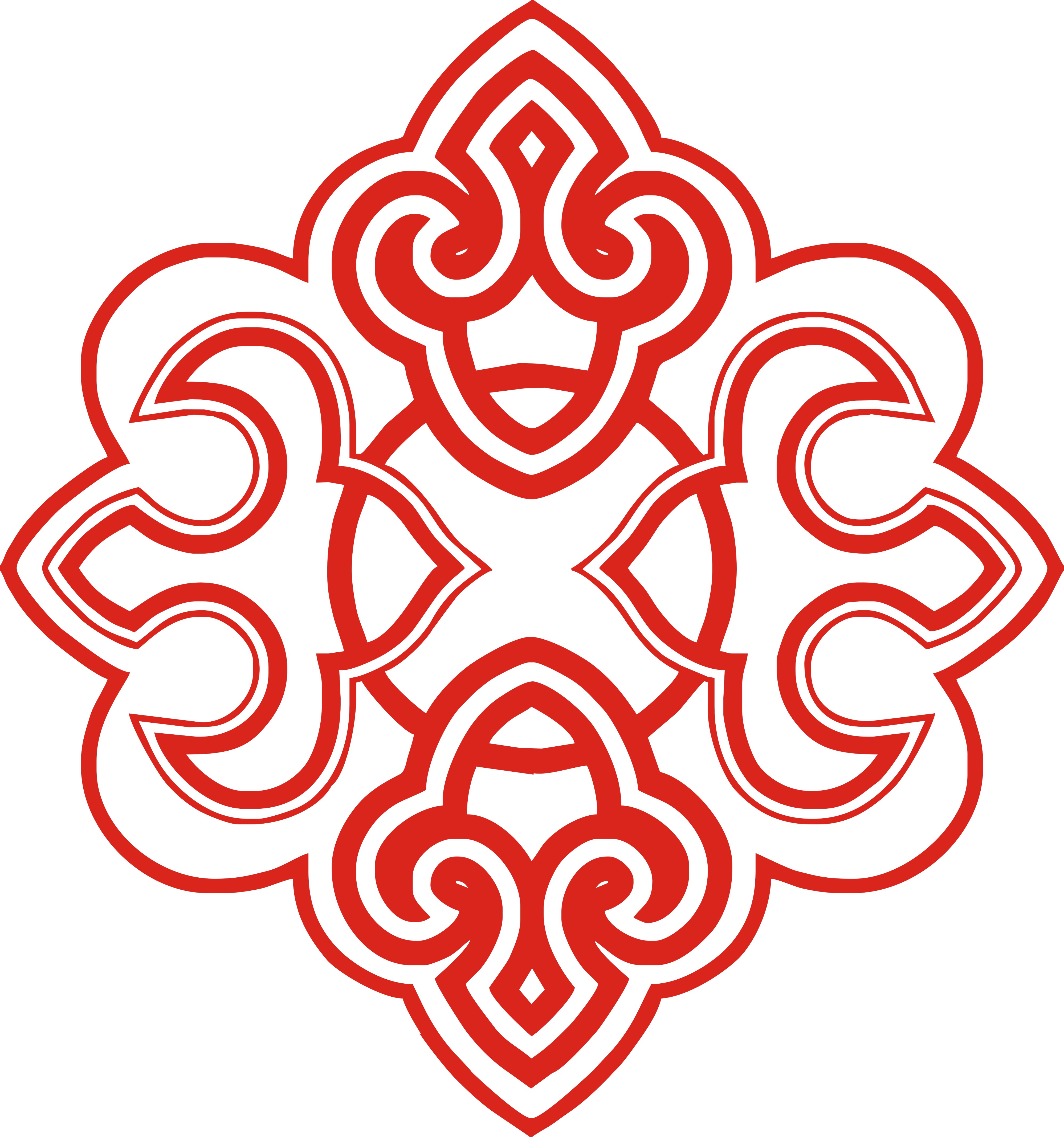 少数民族蒙古族中国国风传统艺术吉祥图案古典花纹设计素材