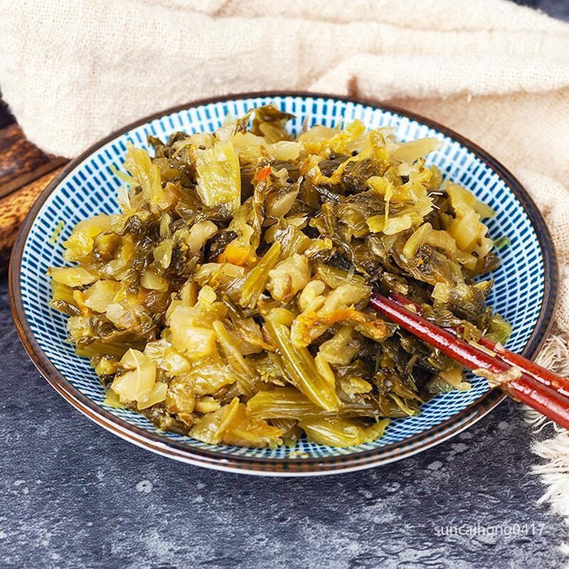 浙江雪里红榨菜咸菜王咸菜宁波雪菜鲜香得福王备腌制