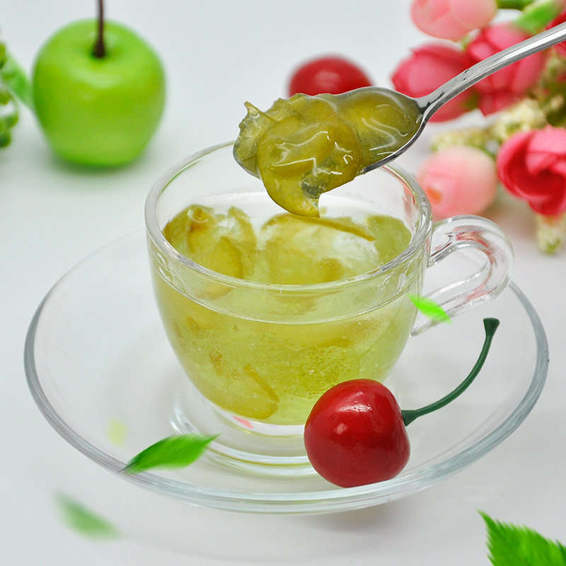 全贤蜂蜜青梅茶1kg泡水喝的果味茶韩国原装进口冲饮水果柚子茶