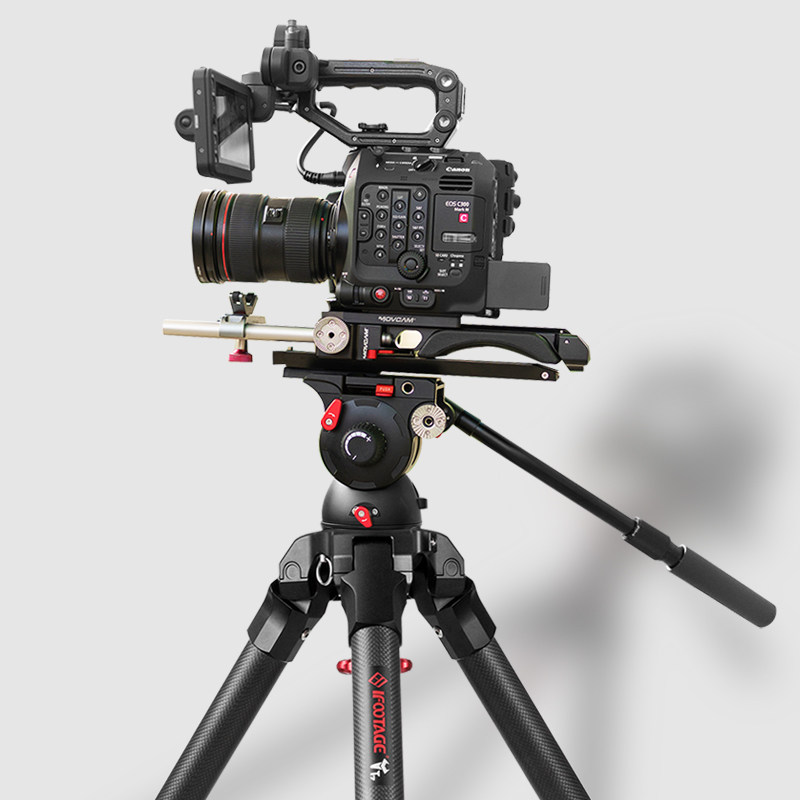 印迹ifootage野牛t5st7s三脚架碳纤维稳固专业摄影摄像脚架