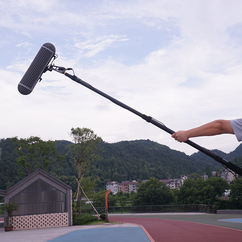 话筒防风三件件套麦克风blimp猪笼同期录音挑杆云台