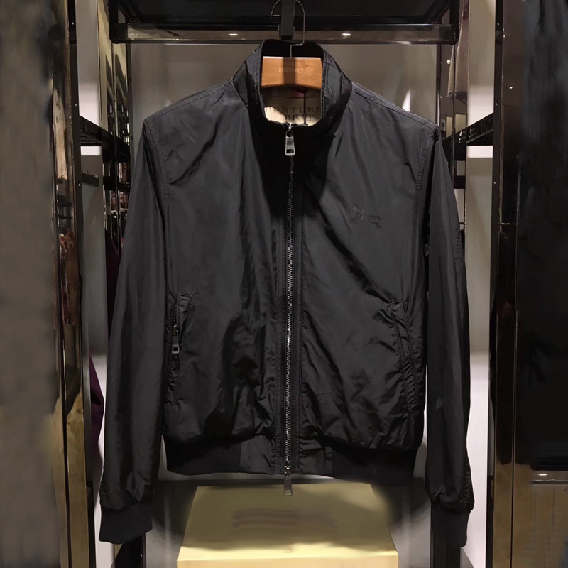 2022秋冬纯色立领商务休闲薄款男士上衣外套 男装潮流短款夹克衫