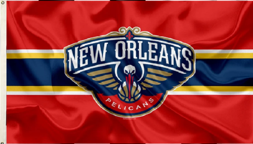 neworleanshornetsflag新奥奥尔良黄蜂球迷旗帜篮球球迷用品