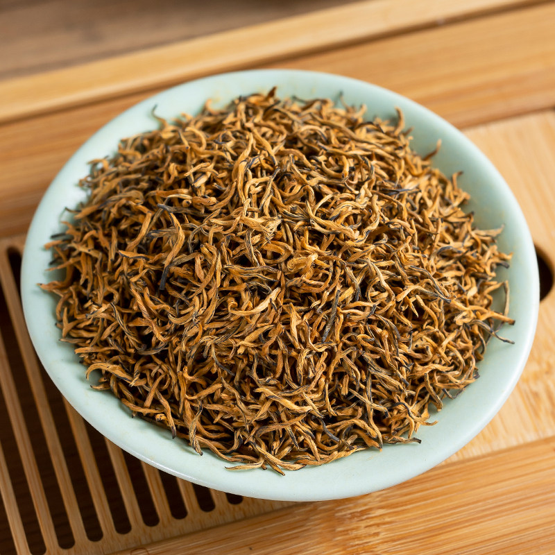 金骏眉茶叶叶芽中芽红茶新茶浓香型500g小包包装金骏眉