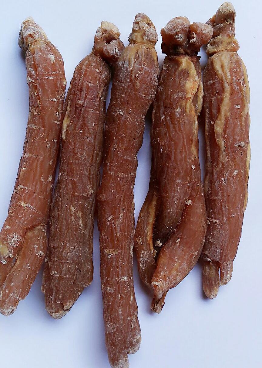 红参长白山整条人参去须500克风流果