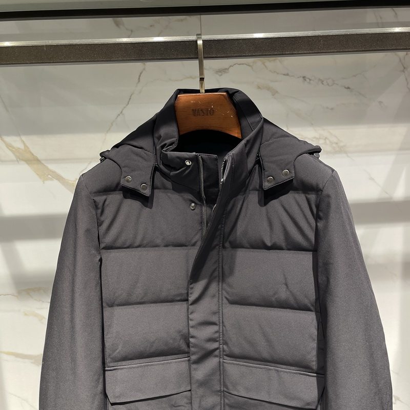 华斯度vasto男装秋冬中长款连休闲羽绒服外套12e112321羽绒服