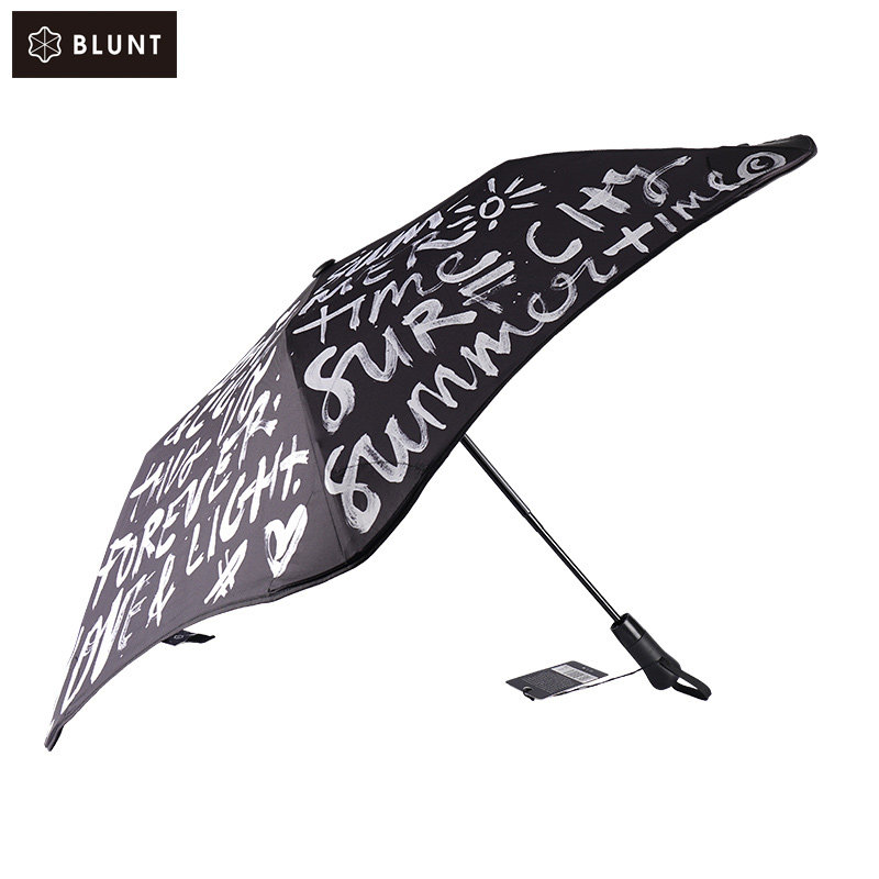 新西兰blunt雨伞创意设计遮阳伞晴雨两用涂鸦长柄伞