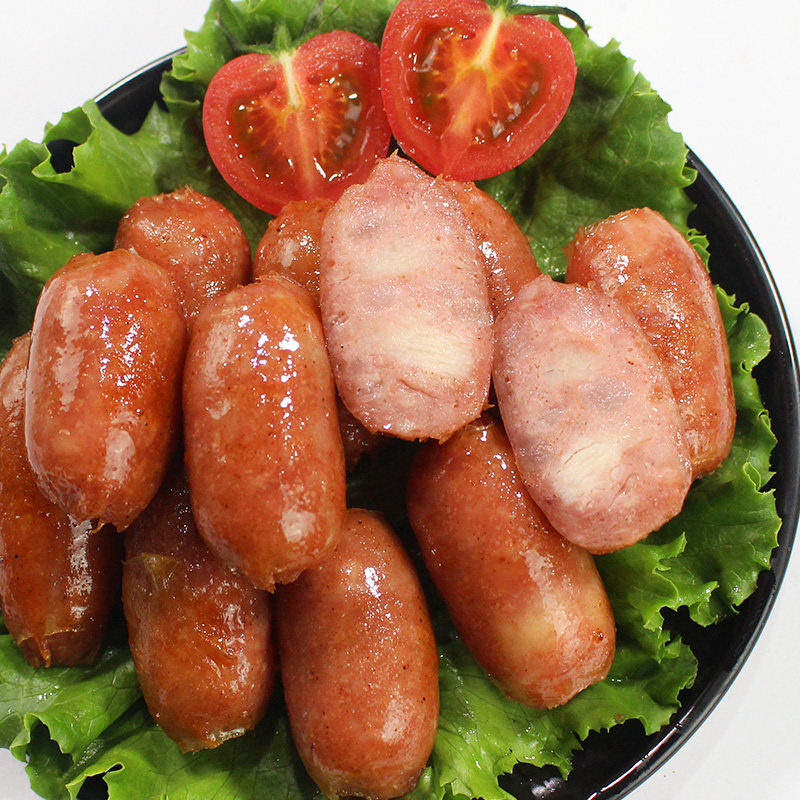 一口烤肠粒qq香肠小香粒肠台式肠全1kg原味肉丸