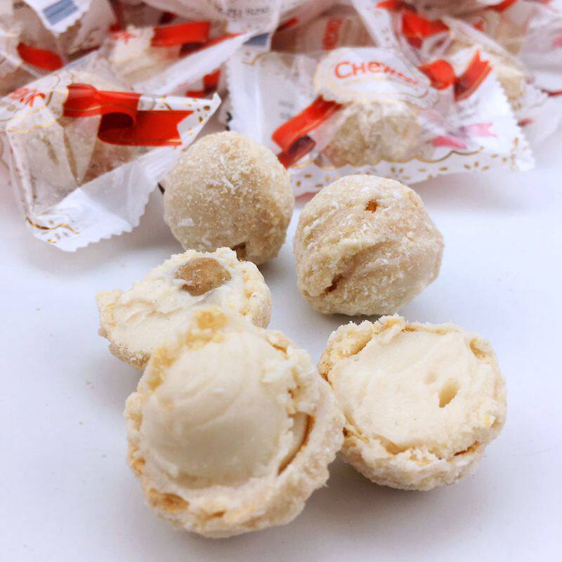 俄罗斯进口零食飞鸟椰蓉巧克力花生夹心夹心糖糖果糖果