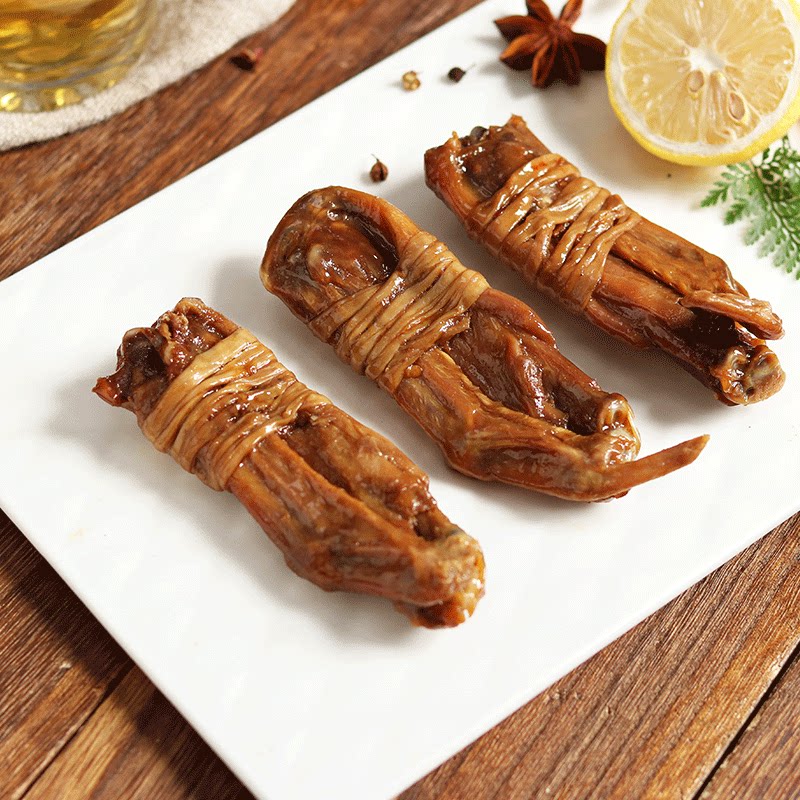 温州特产香辣鸭翅包腊翅包黄金鸭翅开袋即食熟食鸭肉
