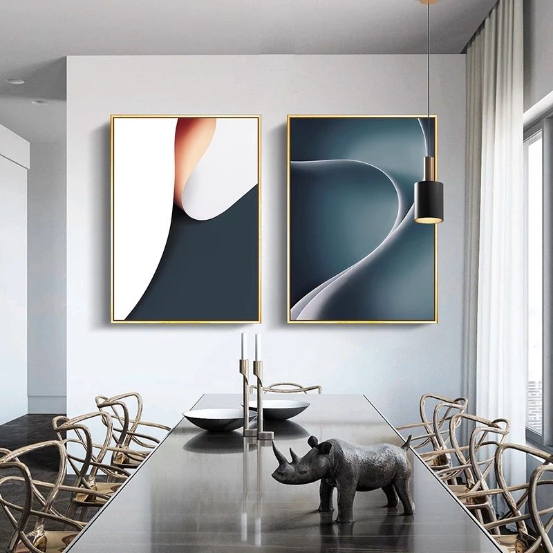 大气抽象画艺术北欧风格极简现代简约挂画玄关客厅现代装饰画