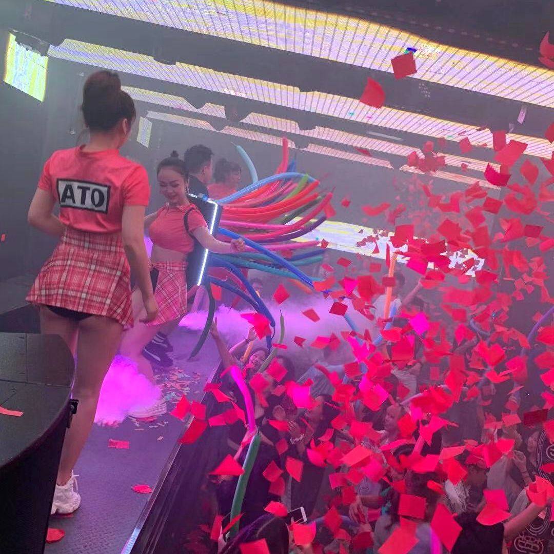 酒吧互动气氛玩乐gogo巡场道具喂酒转盘发光其它