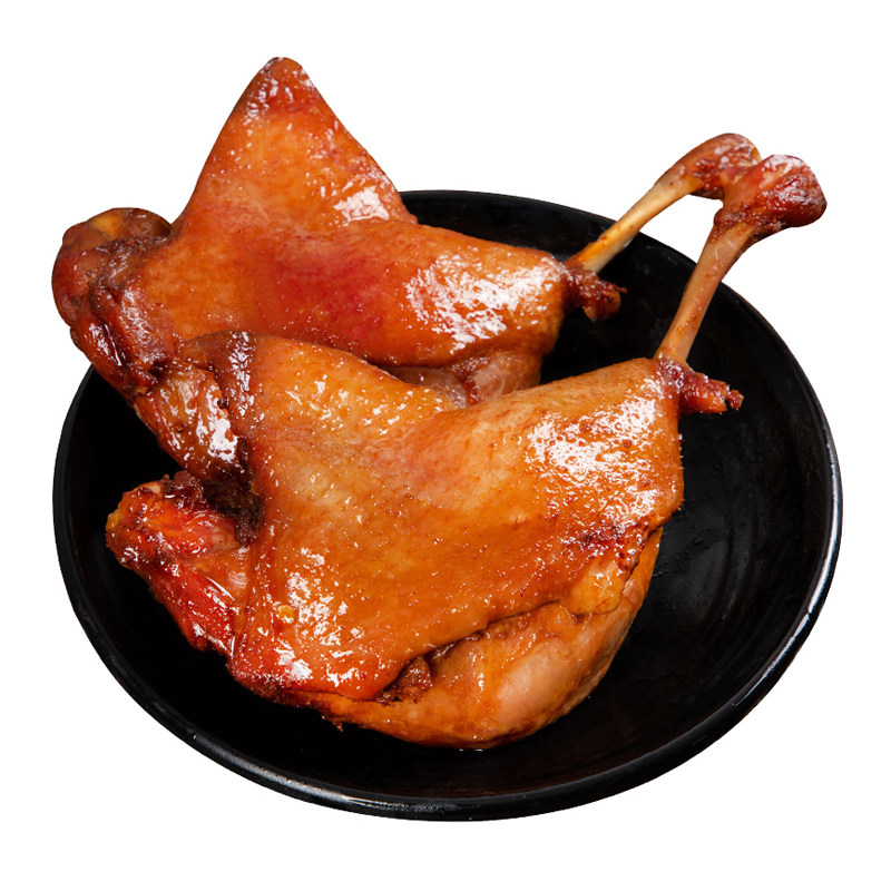 鸭腿银祥秘制1500g包装沙县小吃齐汇烤鸭卤味鸭肉