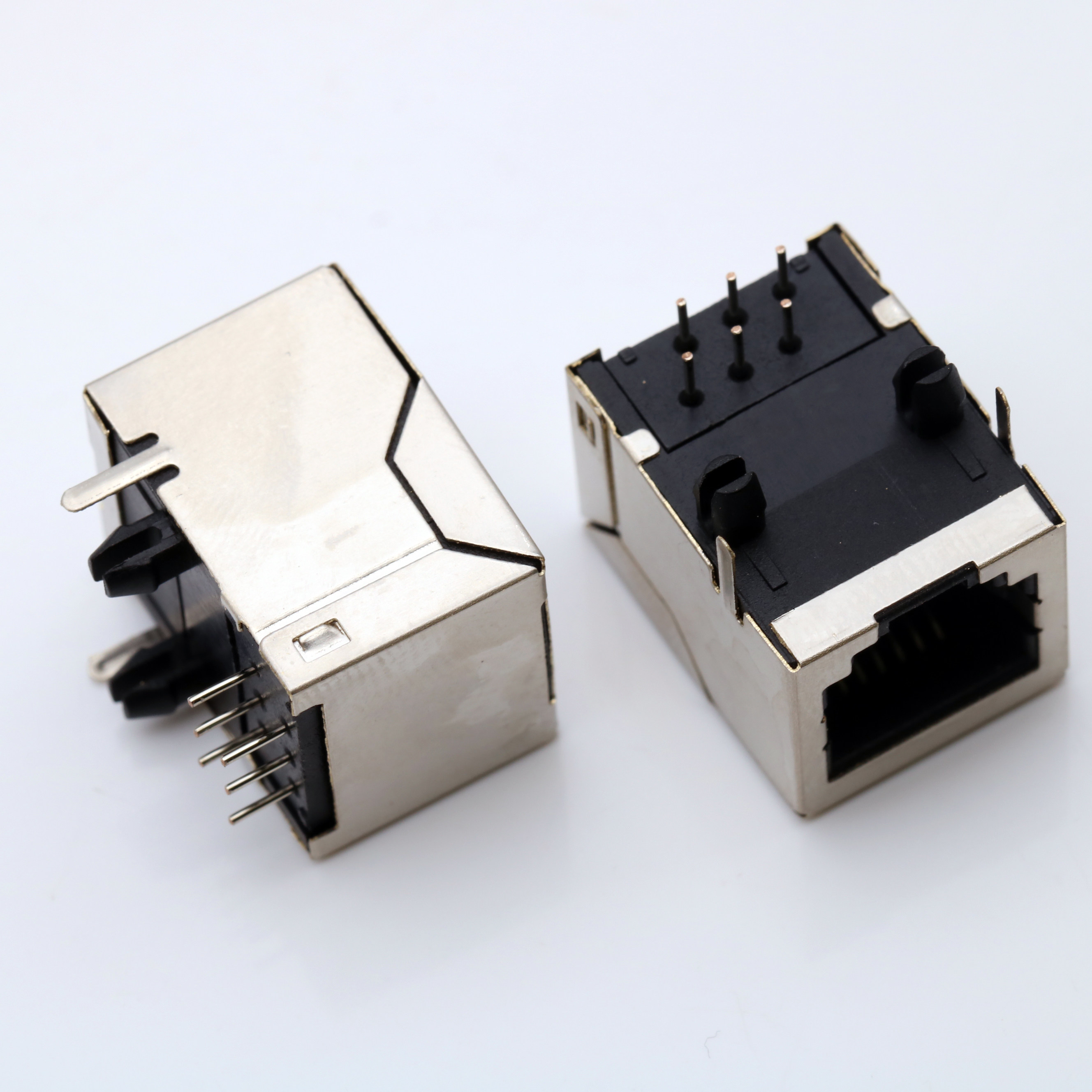 插座rj45586p6c全包网络网线接口水晶连接器