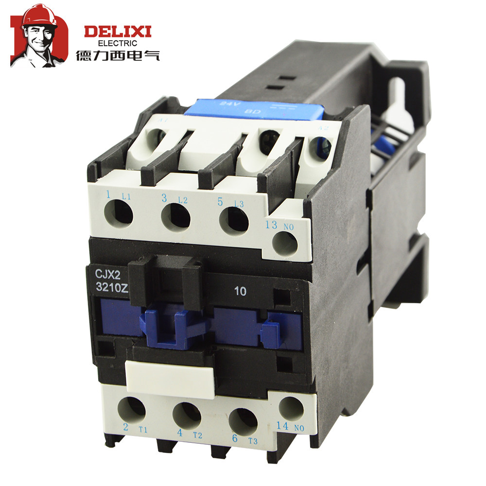接触器德力西直流cjx2-3210z线圈dc24v交流32alp1-3210低压接触器