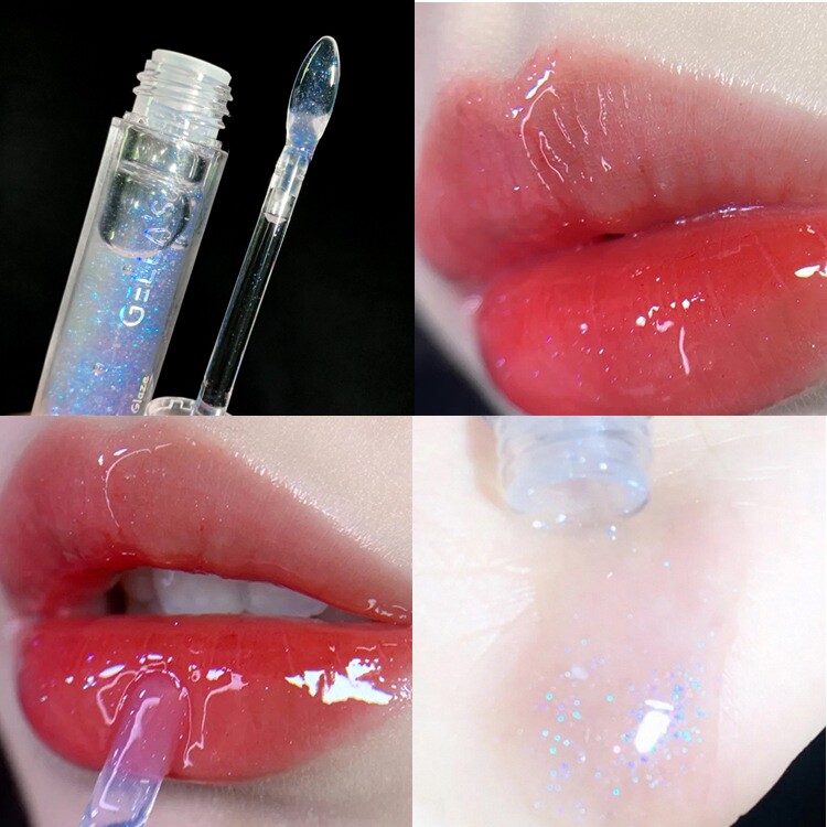 不易掉色水嫩玻璃镜面水光唇釉透明唇彩新手唇彩