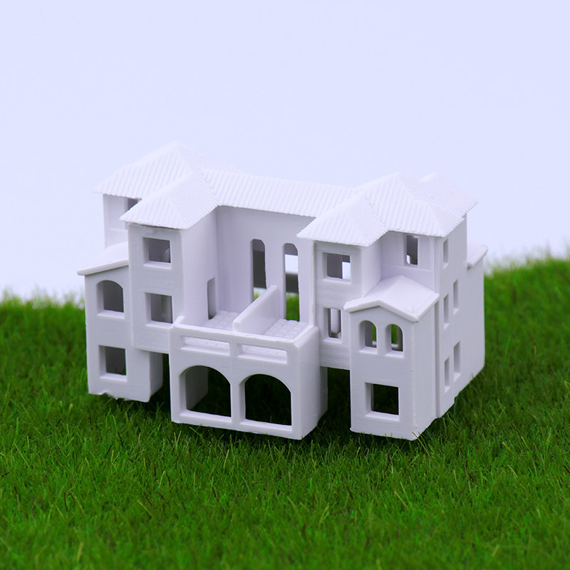 diy沙盘微型景观建筑房子配景模型制作模型别墅模型制作工具