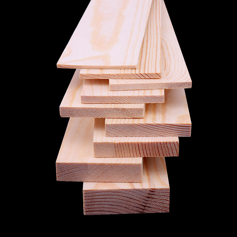松木片樟子松木板松木板手工diy板材建筑模型材料背景板多种规