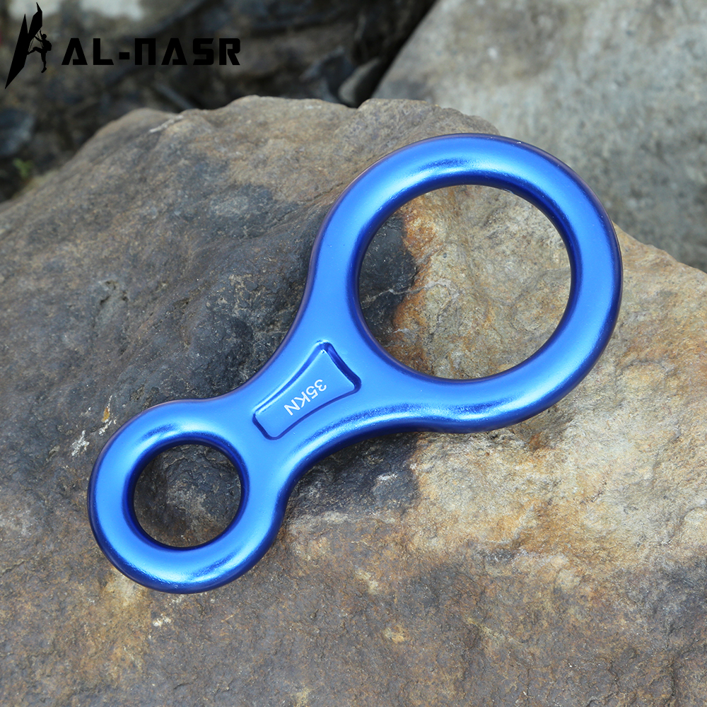 攀岩8字环下降器高空逃生缓降器户外下降保护器速降器八字环登山