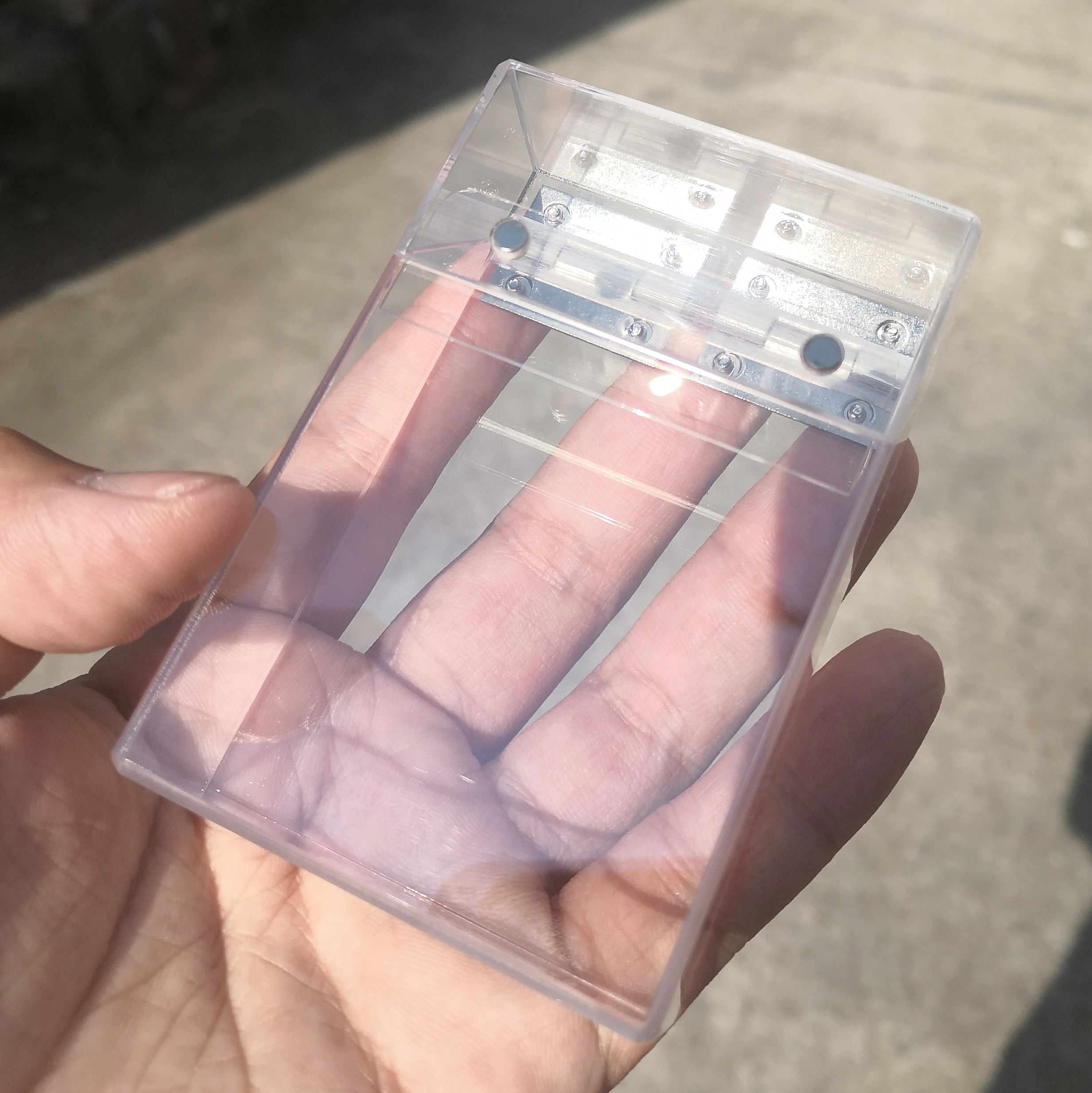 定做透明烟盒尺寸韩系塑料新款男女爱喜加长烟盒