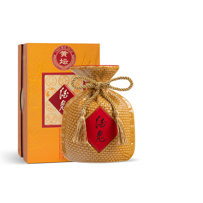 酒鬼 黄坛酒 52%vol 馥郁香型白酒 468ml 单瓶装