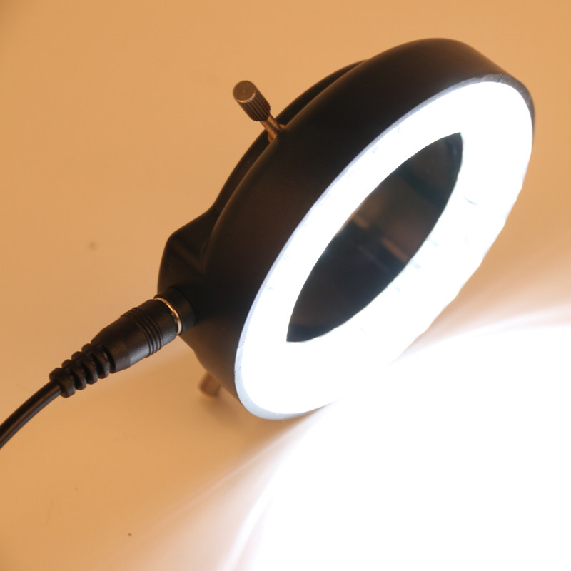 60颗led内径60mm显微镜光源灯源 体视电子显微镜可调环形光源