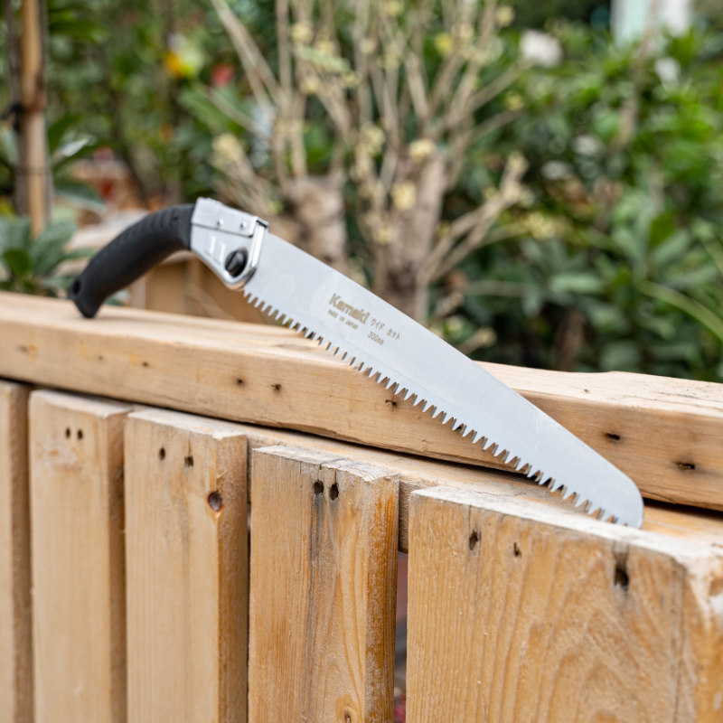 日本进口锯子家用手木工快速折叠手锯伐木园林手工锯