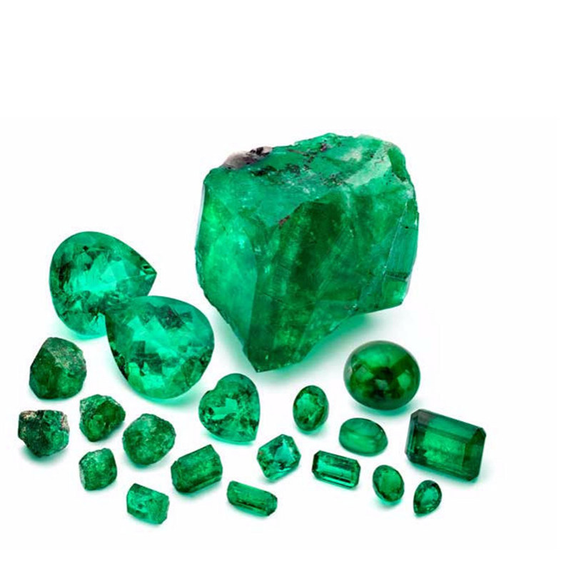 米莱珠宝 赞比亚1.54克拉翠绿祖母绿裸石戒面 定制祖母绿宝石戒指