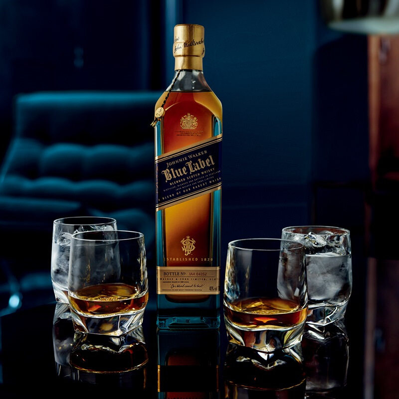 顺丰包邮johnniewalker尊尼获加蓝牌苏格兰威士忌正品威士忌