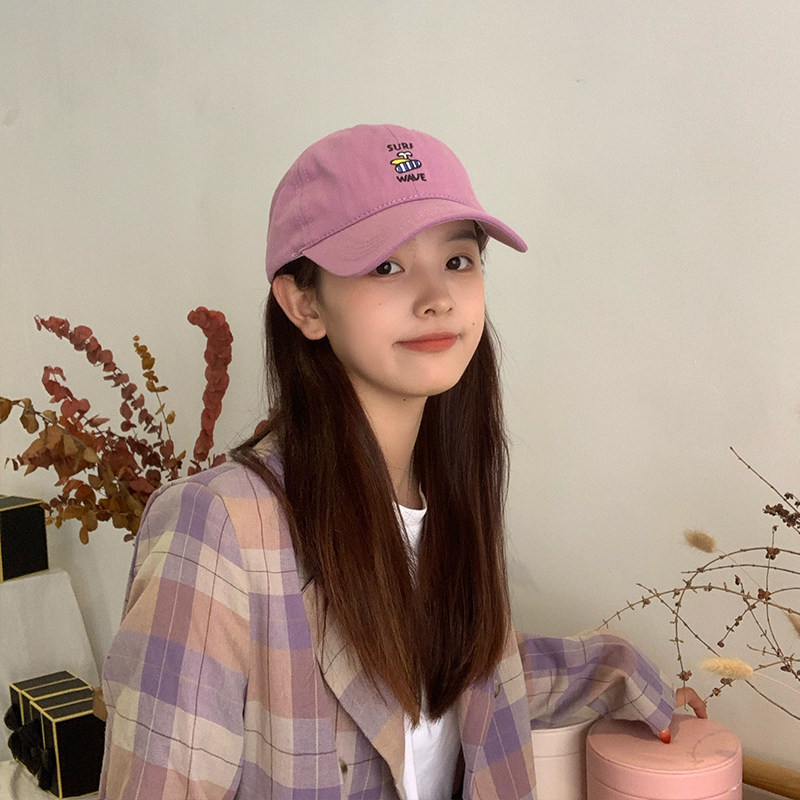 艾佳微帽子女秋冬街头潮流卡通棒球帽女韩版百搭帽子