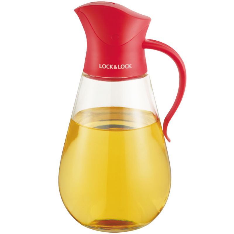 玻璃油瓶乐扣乐扣油壶酱油醋壶香油耐热自动开盖油壶