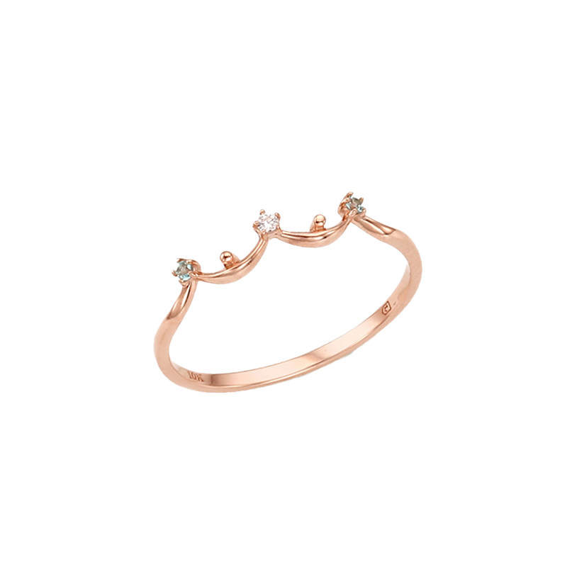 2020年新款lloyd迪士尼公主联名贝尔仙度瑞拉戒指纯银时尚戒指