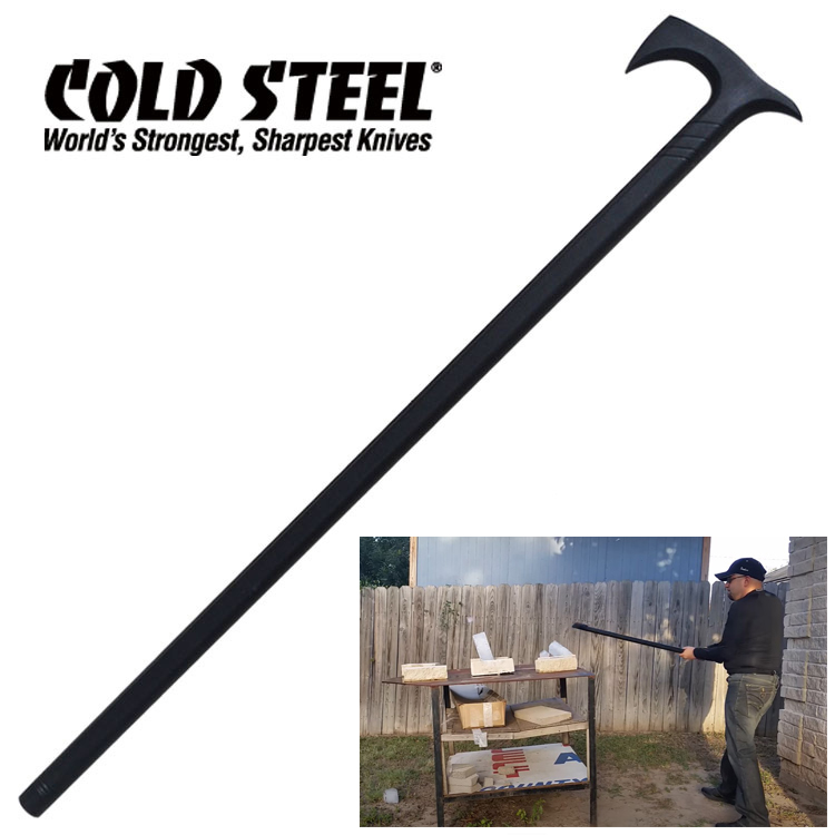 美国冷钢COLDSTEEL塑钢斧头登山手杖随身户外防身拐棍武器91PCAXZ