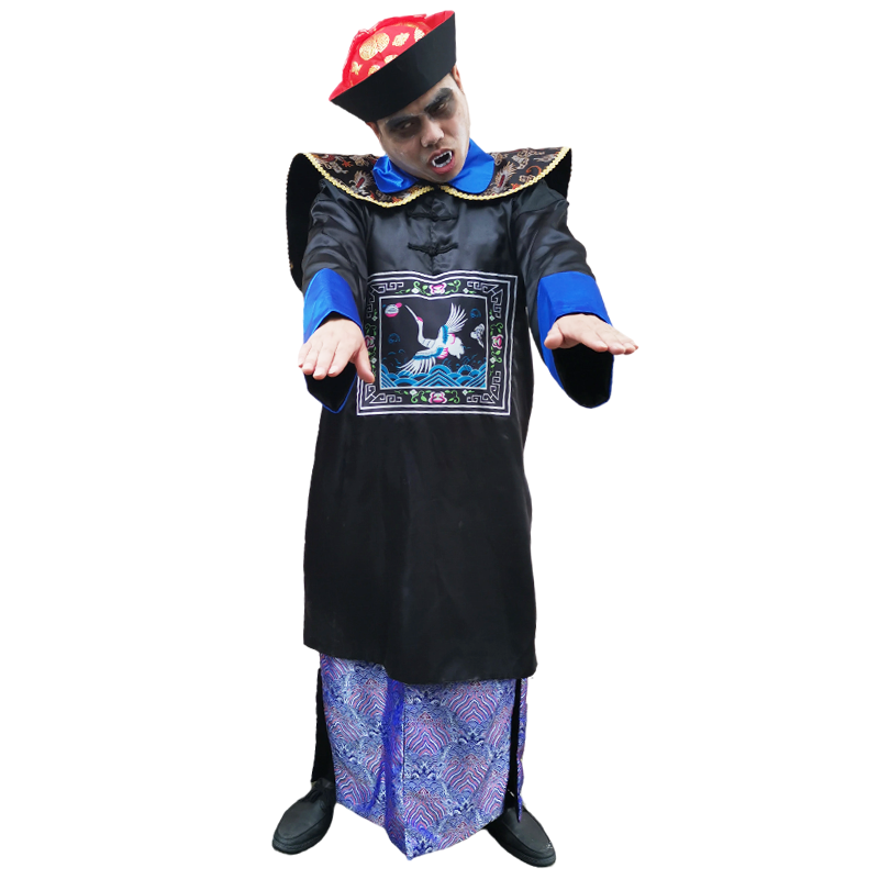 cosplay万圣节成人恐怖电影清朝僵尸死神儿童丧尸亲子服饰