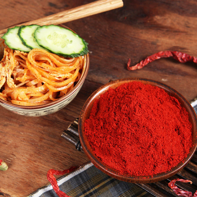 陕西红油上色辣椒面特红不辣正宗韩国式泡菜辣白菜专用超细辣椒粉