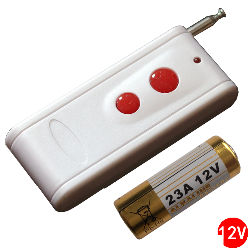 12伏直流无线遥控开关学习型可点动控制电机马达电磁阀动作遥控器