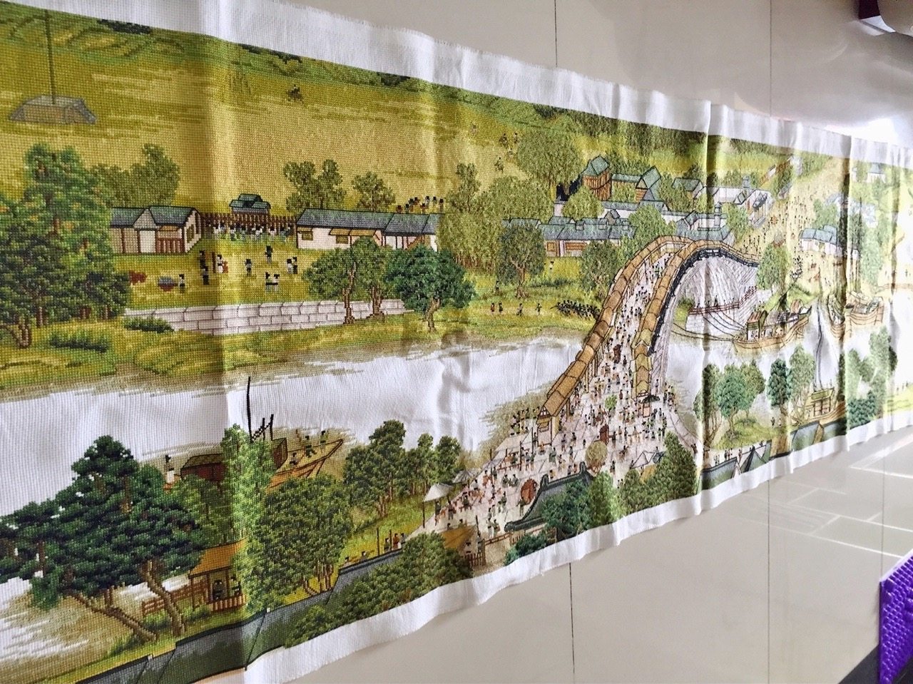 好的手工十字绣成品清明上河图2米3米4米6米全景十字绣成品