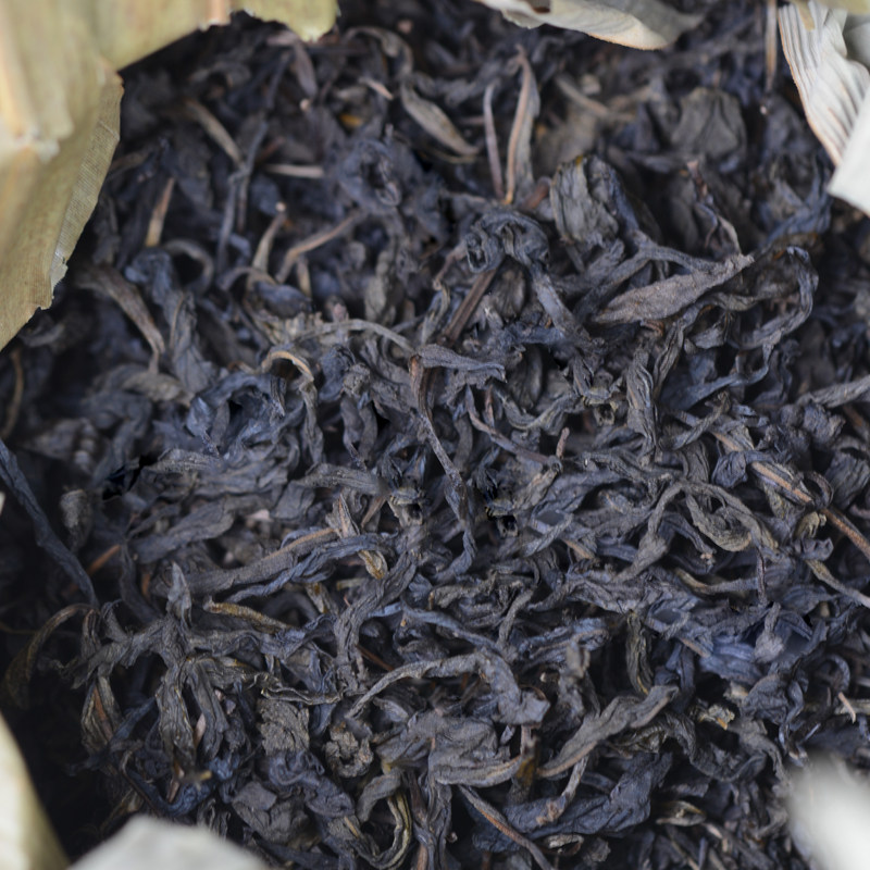 正宗高马二溪老树天尖茶特级高山荒野生篓装散茶正品湖南安化黑茶-mc