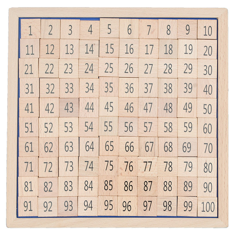 蒙氏百数磁性一百教具蒙台梭利数学1100数字连续数学学习板