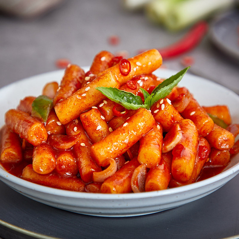 清净园韩式甜辣炒年糕190g4杯装宗家府泡菜辣炒年糕条年糕杯