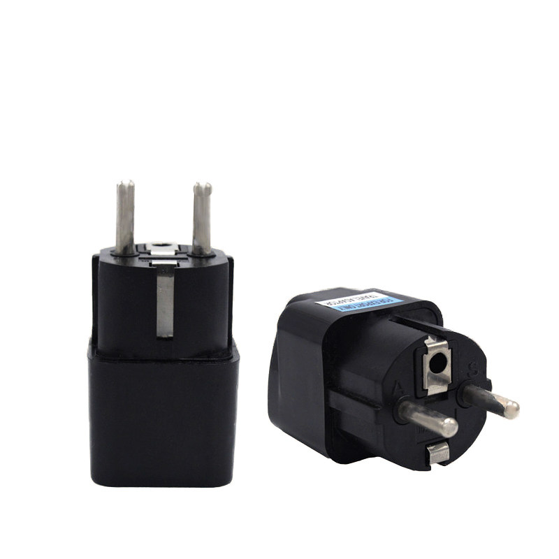 俄罗斯泰国越南欧式欧标德标圆形圆头插座旅游转换插头