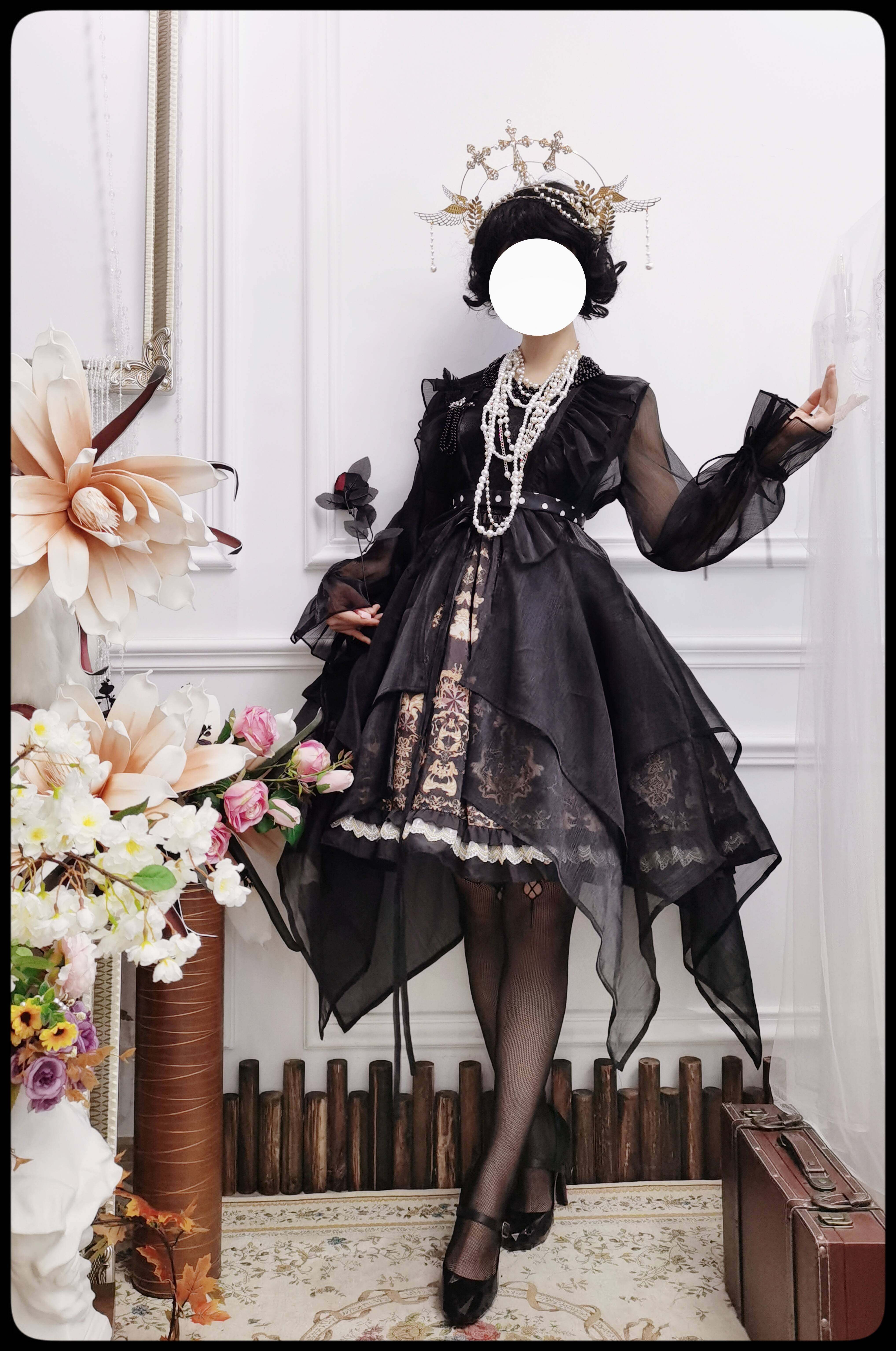 流年亦梦罪恶宫殿jsk洋装短款日常lolita连衣裙洛丽塔连衣裙