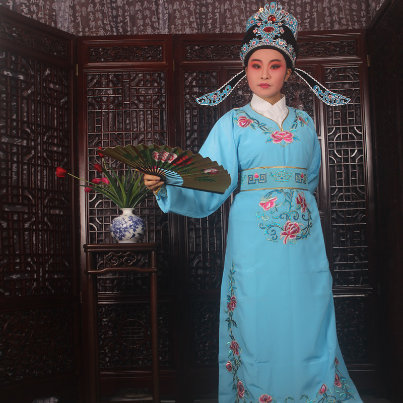 服装新款古装越剧戏曲小生衣服男装红楼梦贾宝玉民族服装