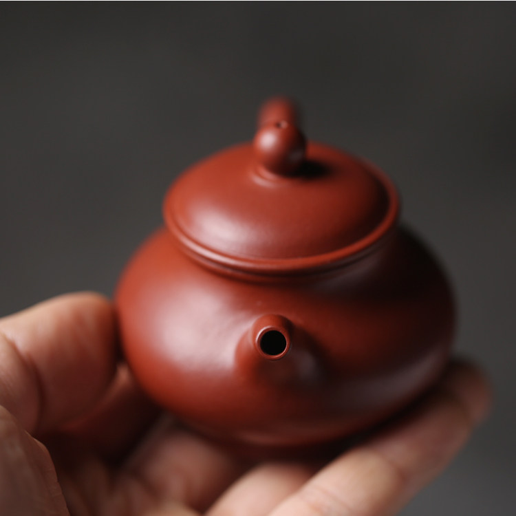 彭志新小品潘壶宜兴紫砂功夫功夫茶茶壶工夫工夫茶茶具茶宠摆件